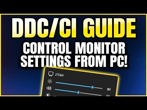 What is DDC/CI? Control Your Monitor Settings From Your PC!