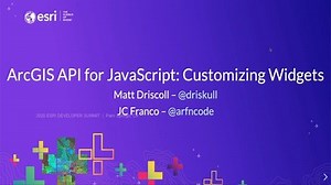 Customizing the JavaScript Widgets - ArcGIS API for JavaScript