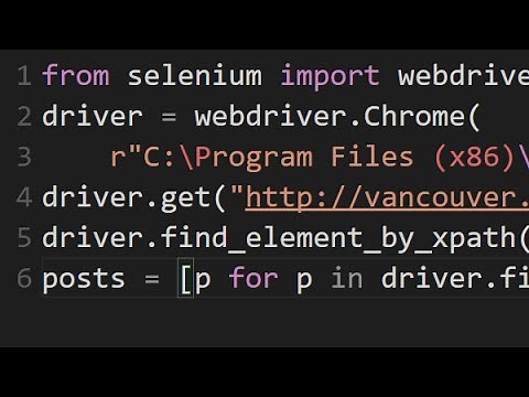 How to Web Scrape with Python (Selenium/ChromeDriver)