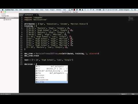 Big data analysis example in Ruby