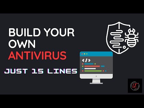 Build your own Antivirus | Just 15 Lines of coding | Python | Learn with Esprit