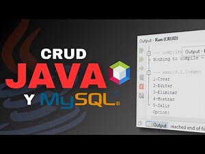 Cómo Hacer un CRUD en Java con MySQL desde Cero (Solo por Consola – Sin Interfaz Gráfica)
