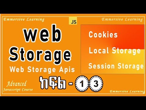 Cookies, Local Storage, Session Storage || Part - 12 || || Advances Js - Course | #webdev #js