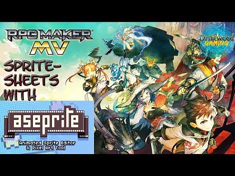 How to make RPGMaker MV Spritesheets with Asperite Guide - RPGMMV Tutorials RMMV Tutorial Tut