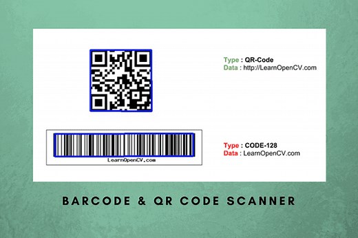 Barcode and QR Code Scanner Using ZBar and OpenCV | LearnOpenCV #