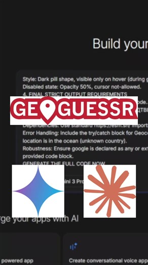 ​GEOGUESSR ОТ ИИ! 😱 РАБОТАЕТ? #geoguessr #геогессер #googlemaps #streetview #карты #география #путешествия #geography #webdev #frontend #javascript #api #react #программирование #разработкаигр #айти #верстка #it #битванейросетей #claude #claude35 #gemini #ai #нейросеть #эксперимент #chatgpt #deepseek