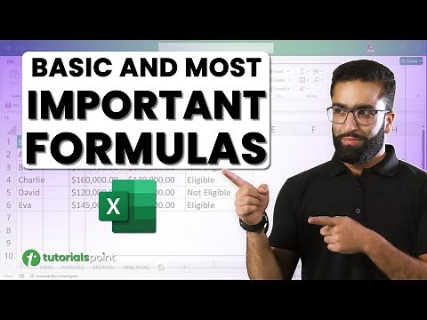 Learn basic formulas and functions of Excel in 5 minutes