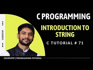 Introduction to String in C Programming | In Hindi