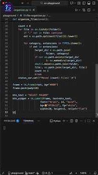 How to Automate File Organization Using Python | Python Project: Smart File Organizer #shorts #short
