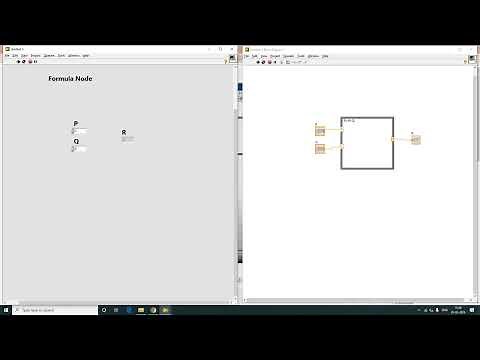 3. Formula Node using LabVIEW