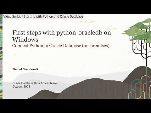 Video 4: Install python-oracledb on Windows & connect to Oracle Database (on-premises)