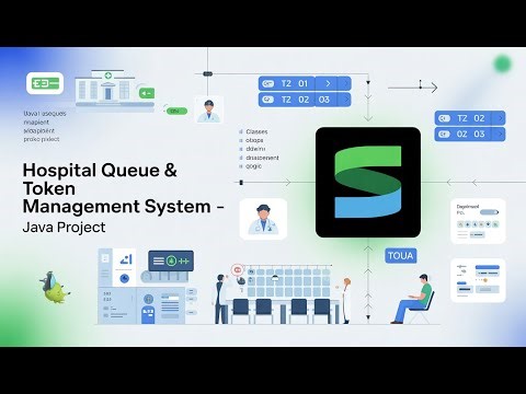 🏥 Hospital Queue & Token Management System – Java || java projects from basic to advanced.