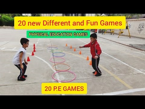 20 new different and Fun games | 20 Pe games | physical education games | 20 educaçãofisica