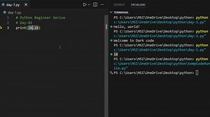 Python Beginner Series Day-01: Introduction & print() 👨‍💻 💬 Comment your next topic request! 👉 Follow Dark Codefor all coding & computer science posts !!! #DarkCode #learncoding #ProgrammingLife #CodeLife #CodingCommunity | Dark Code