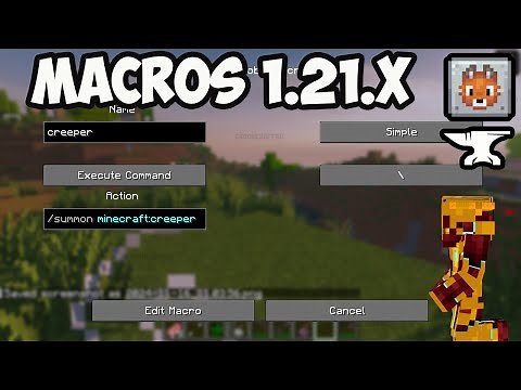 Minecraft MACROS 1.21.11 (Forge & Neoforge) - how to use (Spotlight) (Macro Cheat Mod 1.21.11 FORGE)