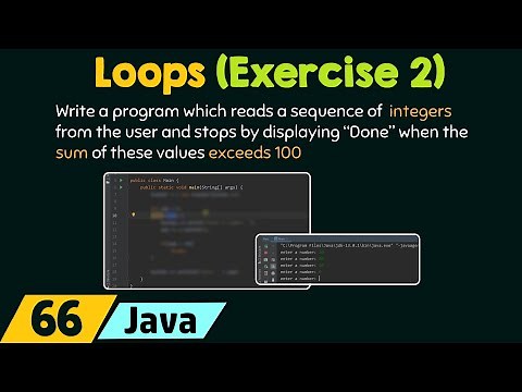 Loops in Java (Exercise 2)