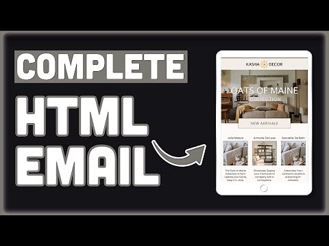COMPLETE Responsive HTML Email Template Tutorial