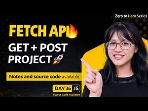 JavaScript Fetch API Error Handling 🔥 GET & POST Mini Project | Real API Explained | Day 36 JS