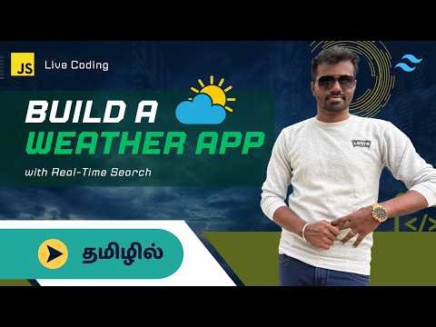 🔴Build a Weather App with Real-Time Search | Mastering Fetch API, Promises & LocalStorage