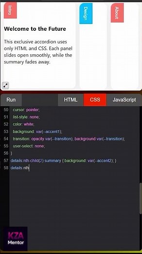 This Button Reveals a Card 😍 | HTML & CSS #coding #htmlcssjavascript #kzamentor #frontendcourse