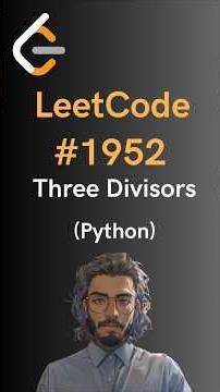 LeetCode#1952 Three Divisors - Python