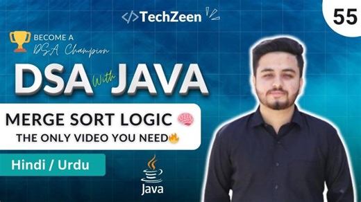 DSA Tutorial #55: Merge Sort EXPOSED 🤯 The Only Video You Need (Java + Mid Bug Fix) 2026 | Farzeen Ali