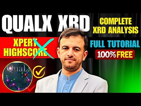 How to Analyze XRD Data Using QualX | Free XRD Analysis Software Tutorial for Beginners