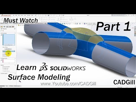 Learning SolidWorks Surface Modeling Part 1
