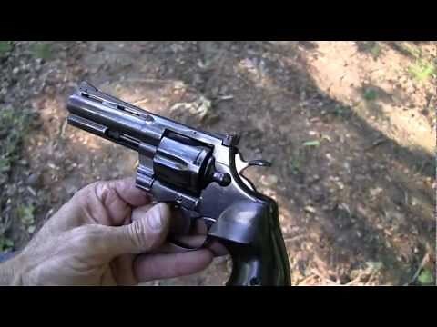 Colt Python 4" Blue Close-Up