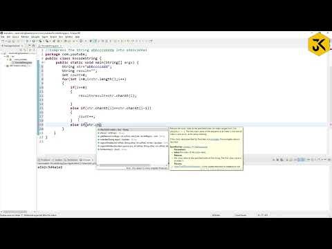 1 | Java | Compress String abbcccdddd to a1b2c3d4 Using Traditional Approach | Execution #Example