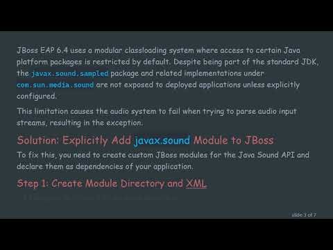 Solving UnsupportedAudioFileException in Java 8 Audio Processing on JBoss EAP 6.4