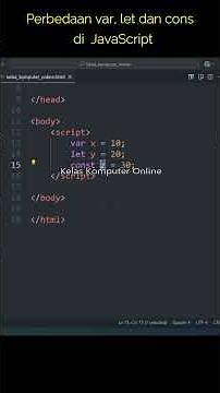 Learn JavaScript For Beginners: Differences between var, let, and const #coding #programming