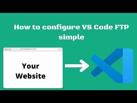 How to Connect Visual Studio Code to 000webhost Server FTP Simple Configuration