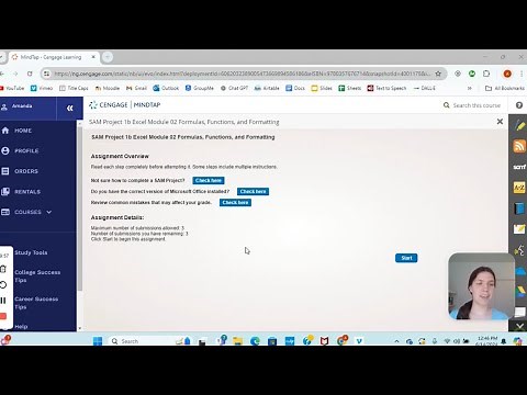 SAM Project 1b Excel Module 02 Formulas, Functions, and Formatting Updated 2024 Edgerton-Norris