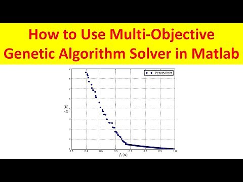 How to Use Multi-Objective Genetic Algorithm Solver in Matlab