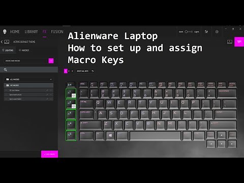 How to use the Macro Keys on an Alienware