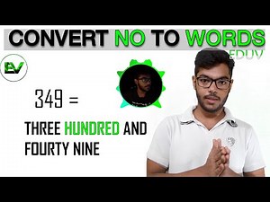 Java Program to convert number to words | Java Program