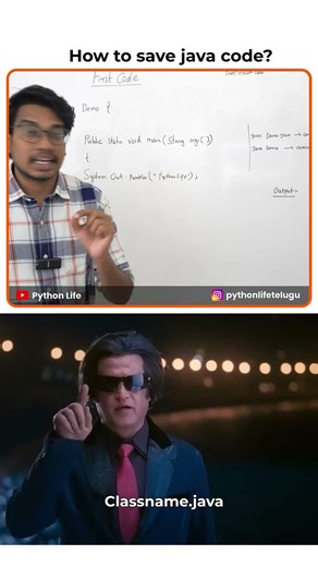 How to Save Java Code | Java in Telugu