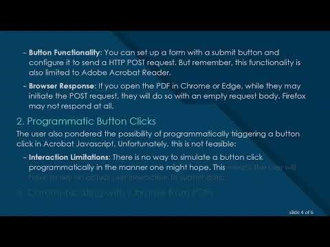 How to Trigger a HTTP Request with Acrobat Javascript in Chrome?