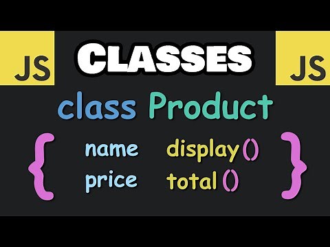 Learn JavaScript CLASSES in 6 minutes! 🏭