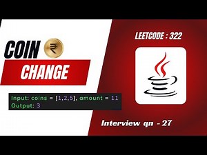 Coin Change ( Leetcode : 322 ) | Java | Tamil