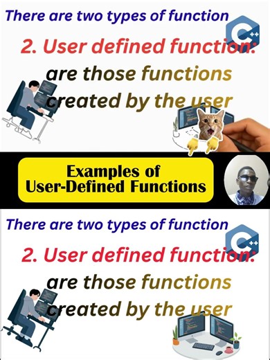 User-Defined Function in C++ Explained in 10 Seconds! ⚡ (With Example)