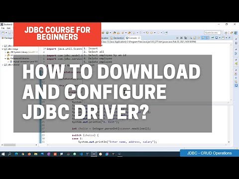 2. How to download and configure MySQL JDBC driver in Eclipse