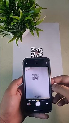 How to scan QR code on iPhone