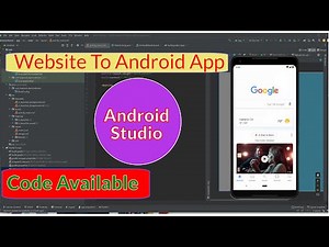 How to Create Webview App In Android Studio | Convert Any Website Into Android App | Android Studio