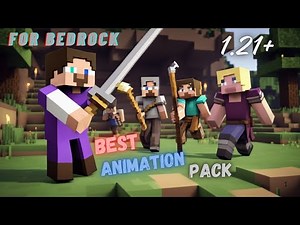 Best Minecraft Animations Mod for Java & MCPE 1.21+ 🌟You MUST Try!"