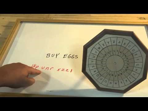 Cipher Wheel 01 - Shift Cipher