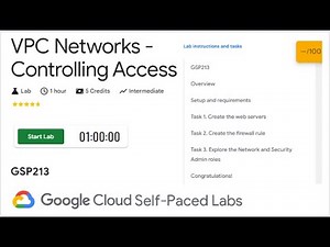 VPC Networks - Controlling Access | GSP213 | Google Cloud Skills | QUICK-GCP-LAB | 2024 #qwiklabs