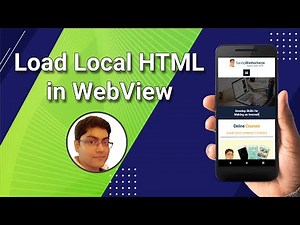 Load Local HTML Files Into WebView | Android Studio Tutorial