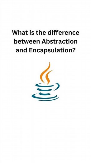 Abstraction vs Encapsulation in Java ⚔️ | Clear Difference Explained in 1 Minute!